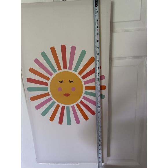 Lot of 4 Canvas Prints Colorful Abstract Sun Geometric Multicolor Decor - Picture 3 of 16